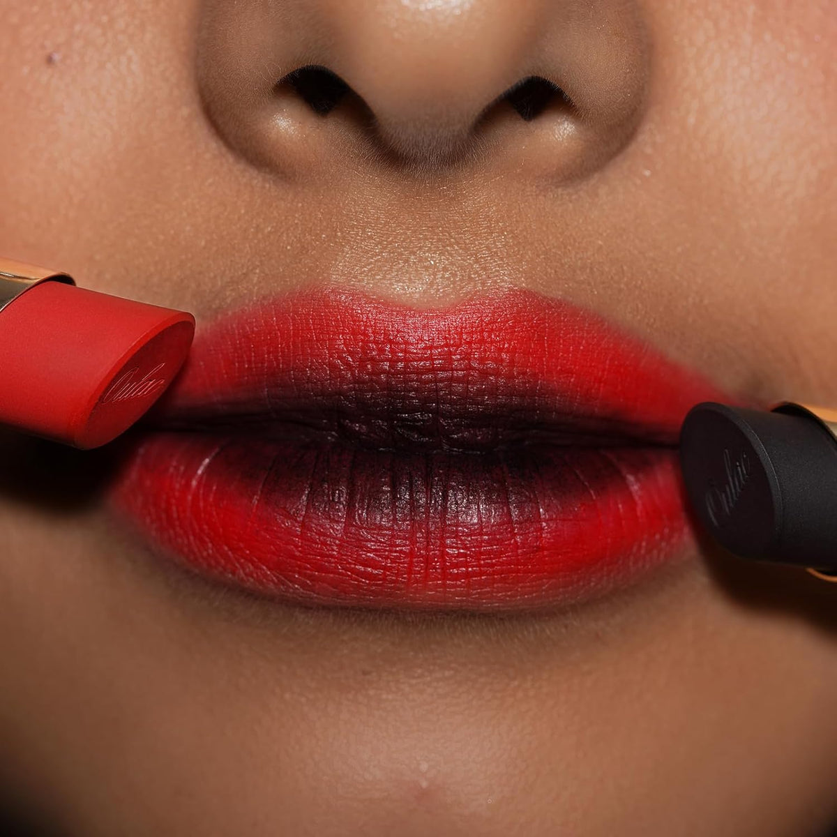 Oulac Red Lipsticks for Women, Deep Red Matte Lipstick, Full Coverage Lip Color, Satin Matte
