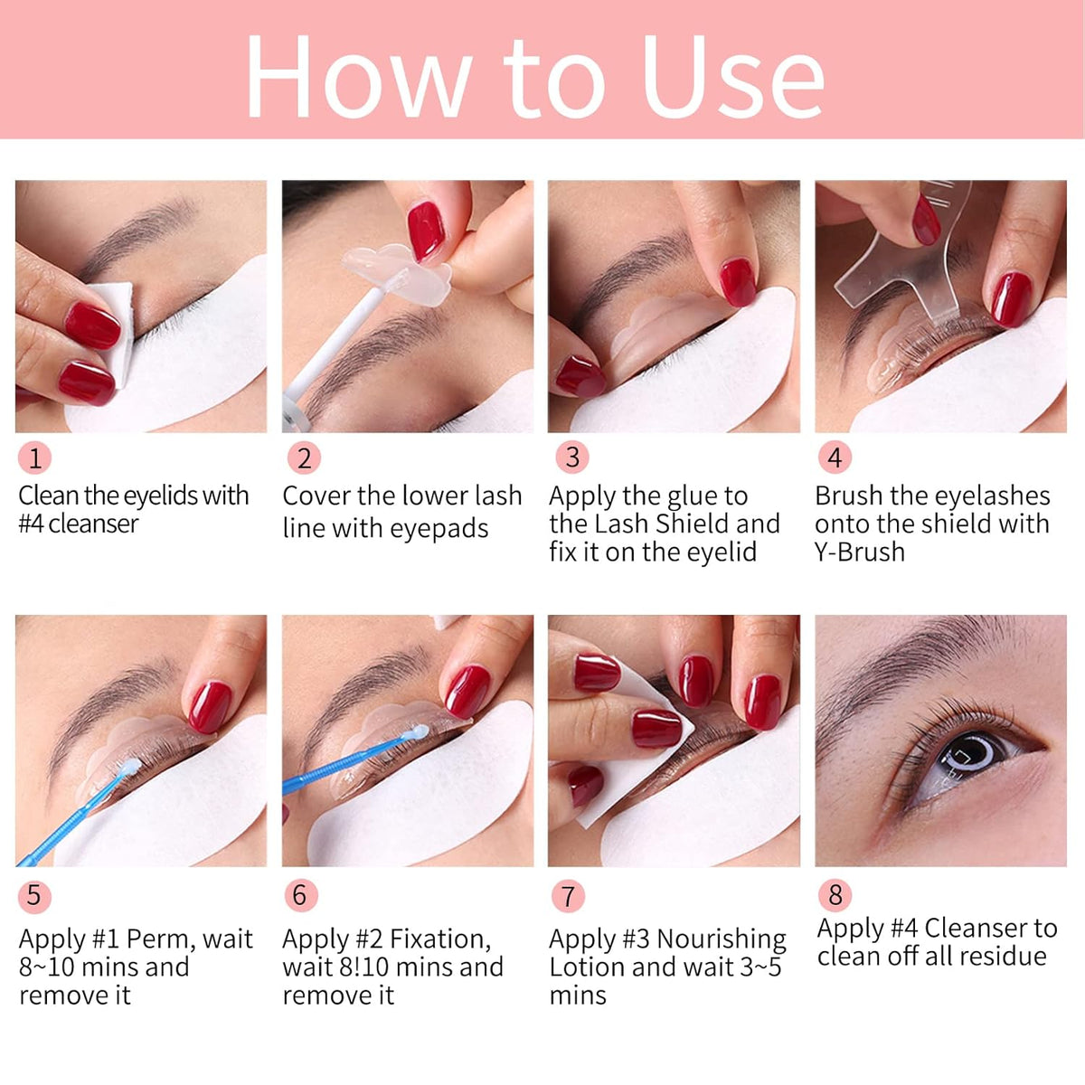 ICONSIGN 2025 Upgraded Lash Lift Kit, Professional Semi-Permanent Curling Eyelash Perm Kit Suitable