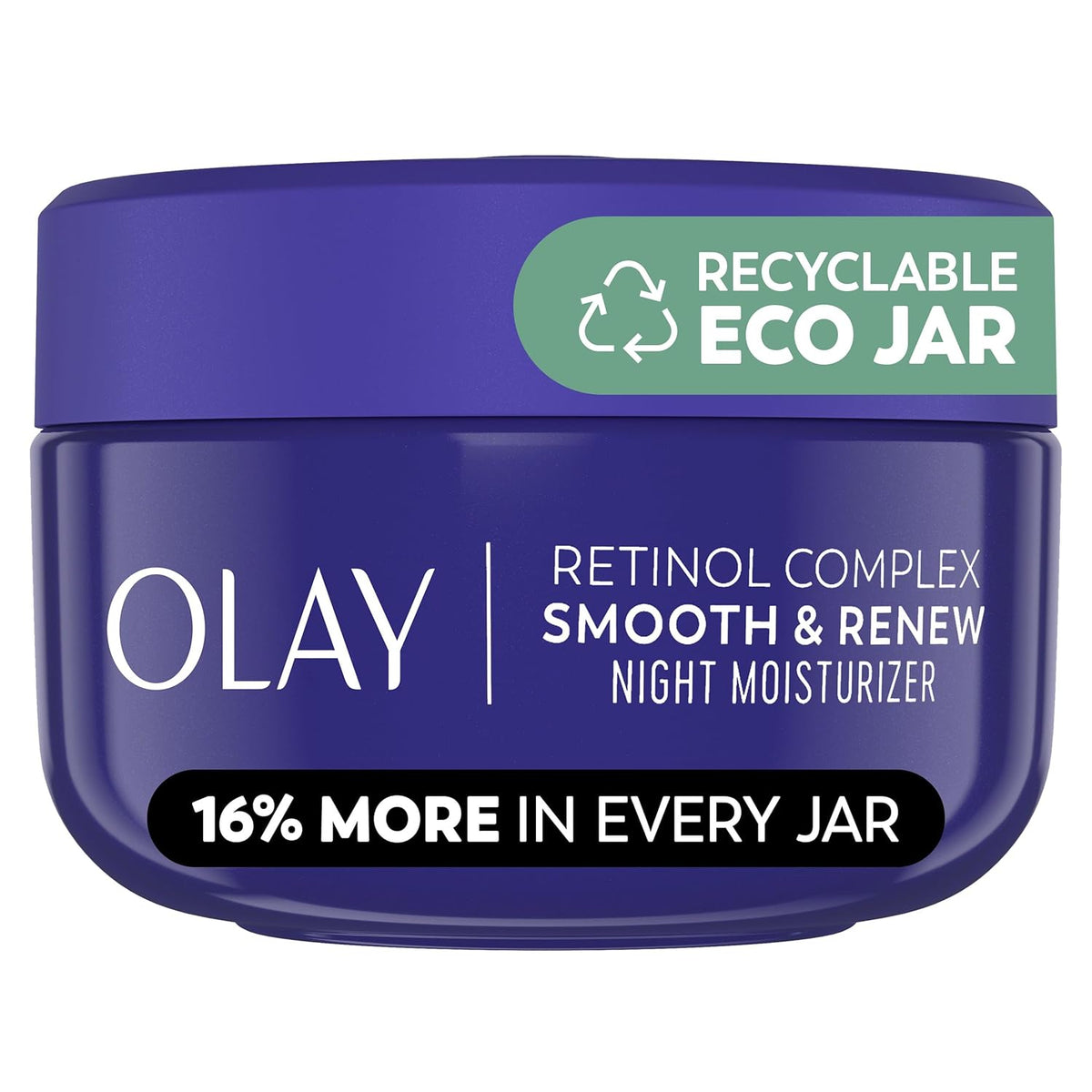 Olay Retinol Face Moisturizer, Smooth & Renew Cream for Women, Fragrance-Free - Anti-Aging