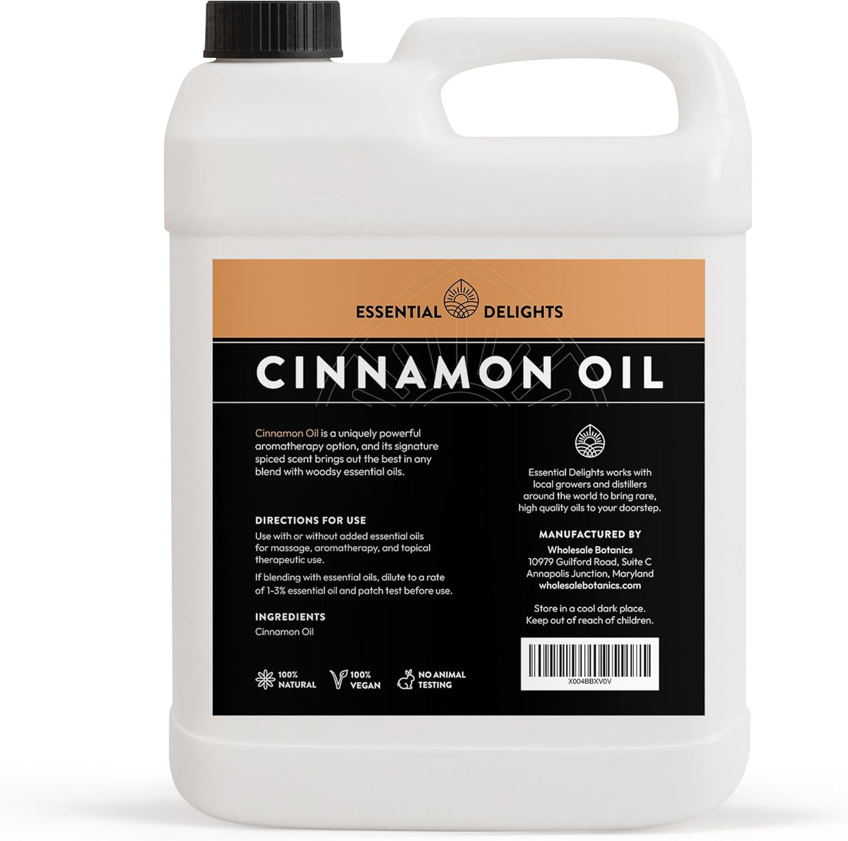 Cinnamon Essential Oil by Essential Delights - Premium Grade Essential Oil | for Aromatherapy