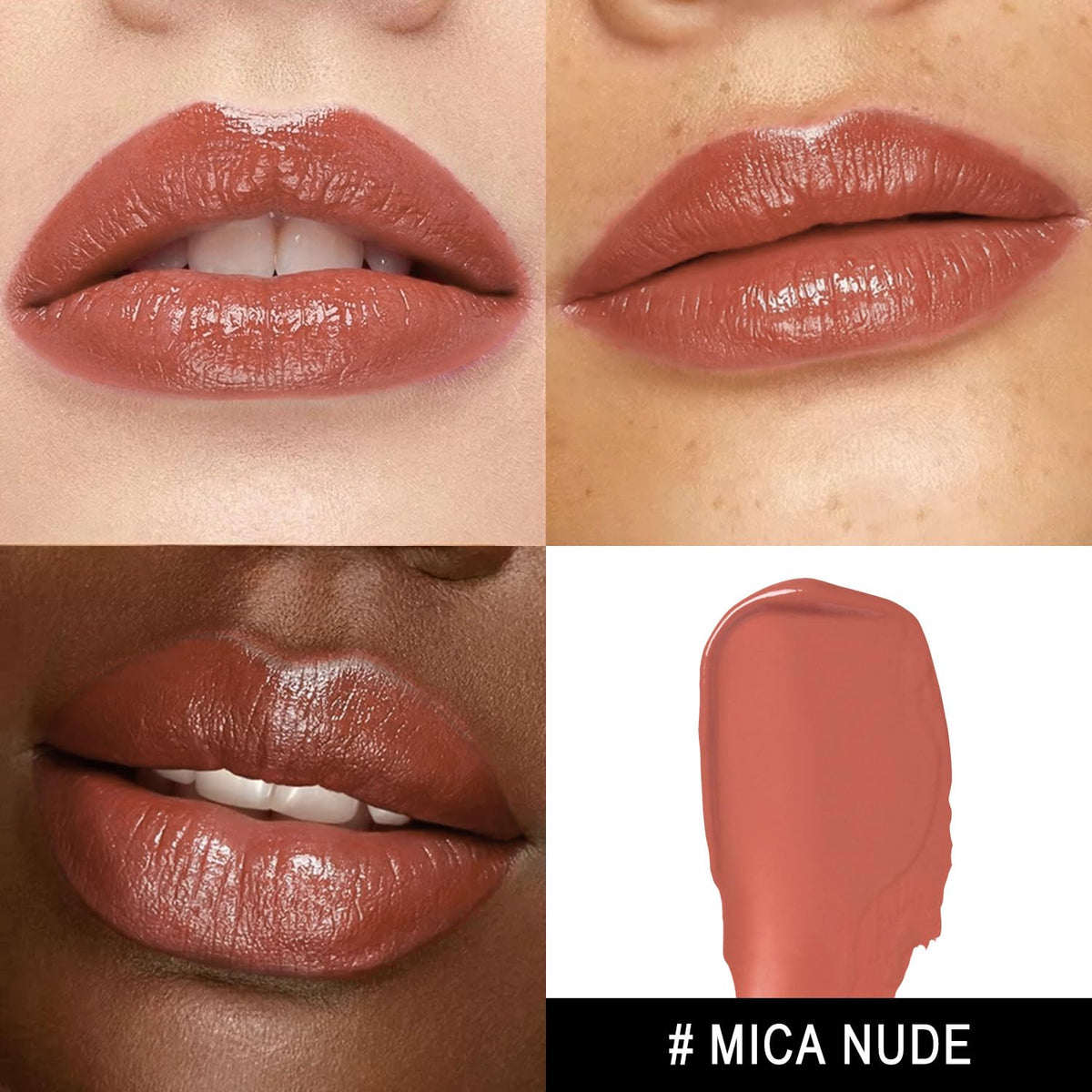 MAKI YIKA Moisture Nude Lipstick for Women Hydrate Lip Balm for Dry Cracked Lips Weightless Glossy