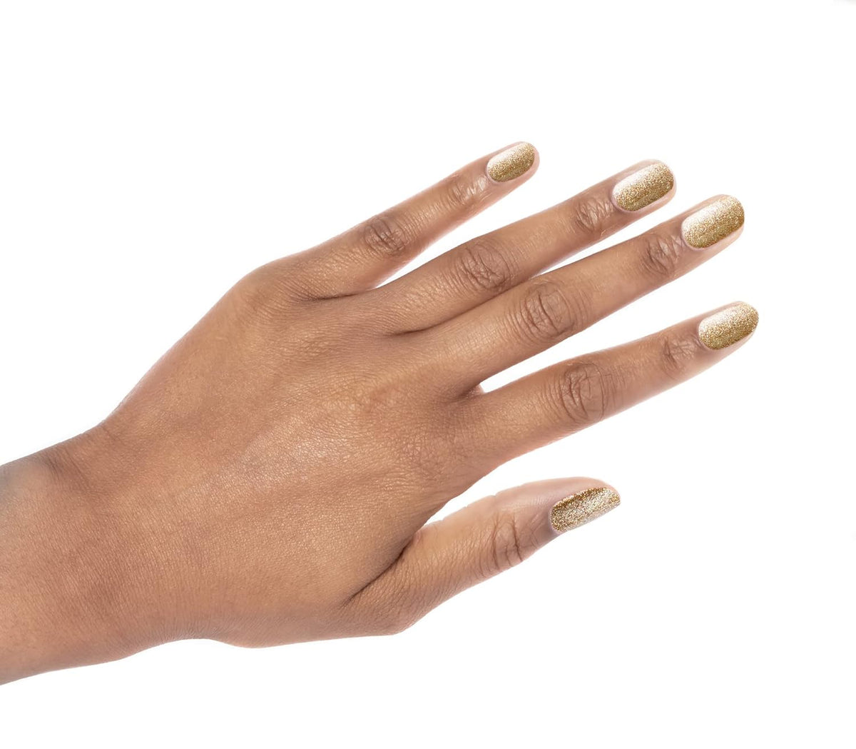 duri Nail Polish, 178 All that Glitters, Festive and Stylish Gold Glitter, Semi-Sheer Coverage