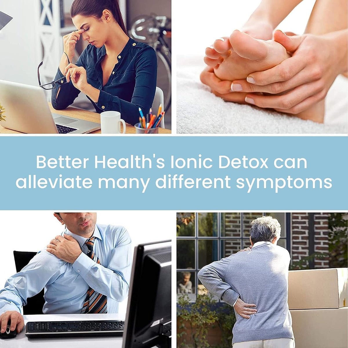 Ionic Foot Bath Detox Machine - Foot Spa Bath for Home Use - Free Regain Health & Vitality Booklet