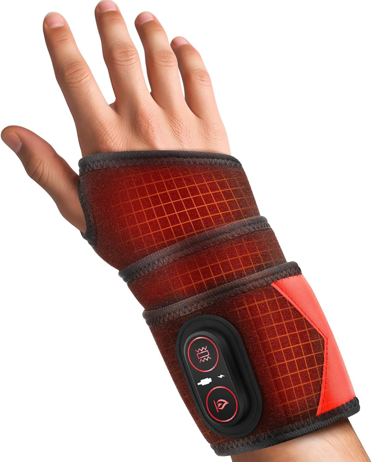 Cordless Wrist Heating Pad for Arthritis and Carpal Tunnel Relief, Hand Heating Pad with 3000mAh