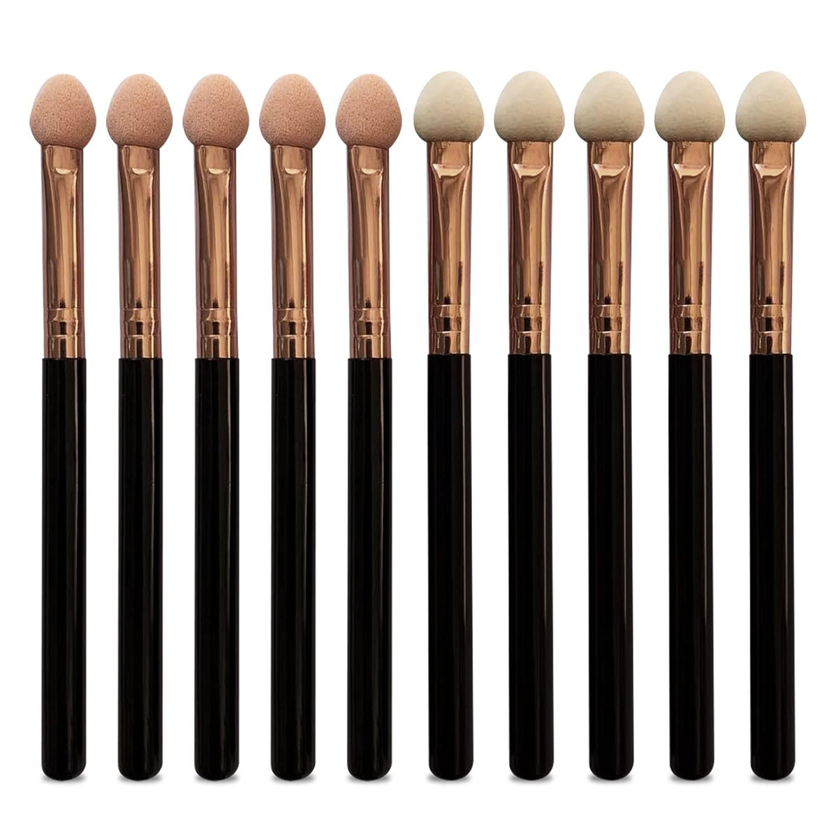 Makeup Brushes Set for Women Professional,UorPoto 10Pcs Sponge Eyeshadow Brush Sets Applicator