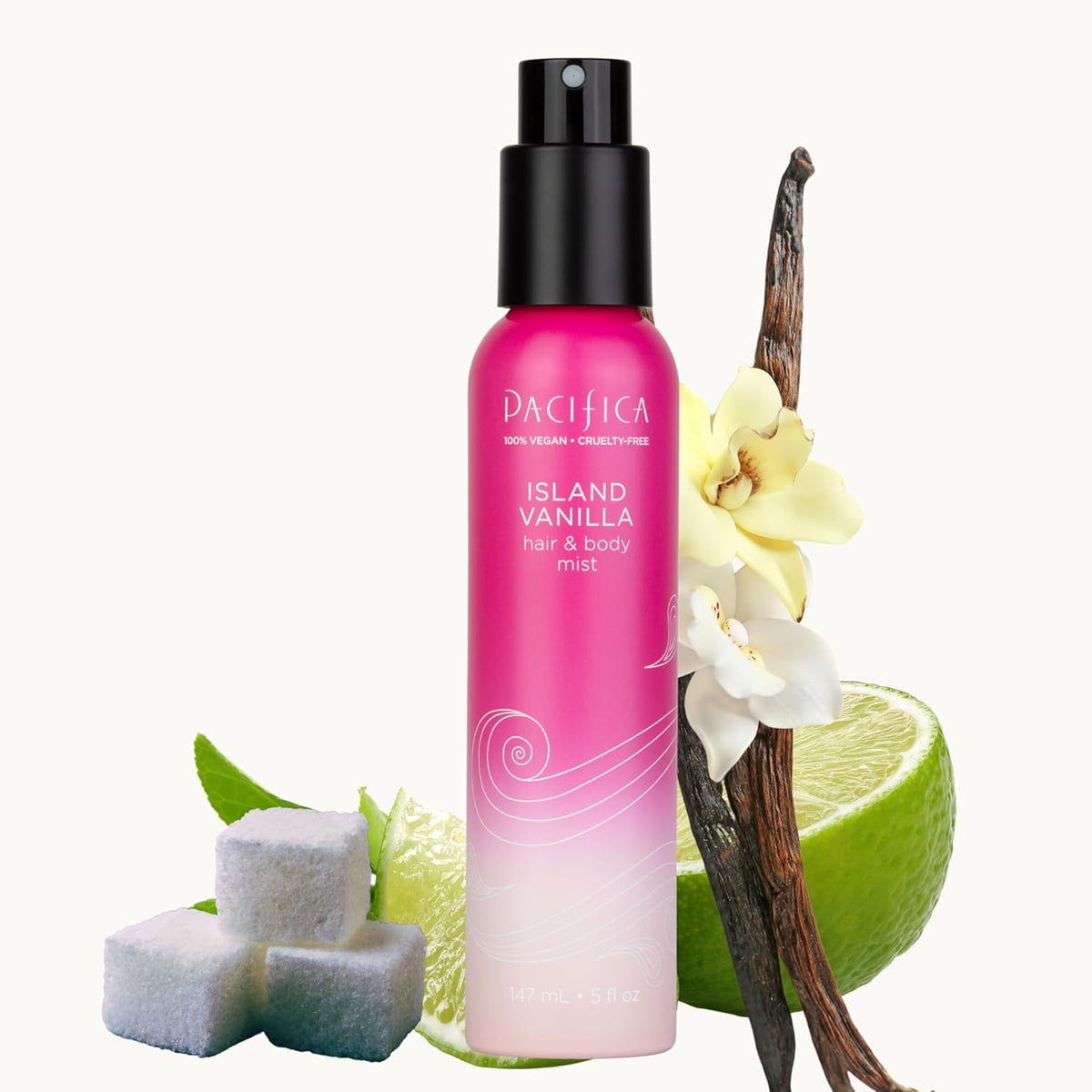Pacifica Hair Mist Perfume & Full Body Spray for Women - Island Vanilla Body Mist Fragrance