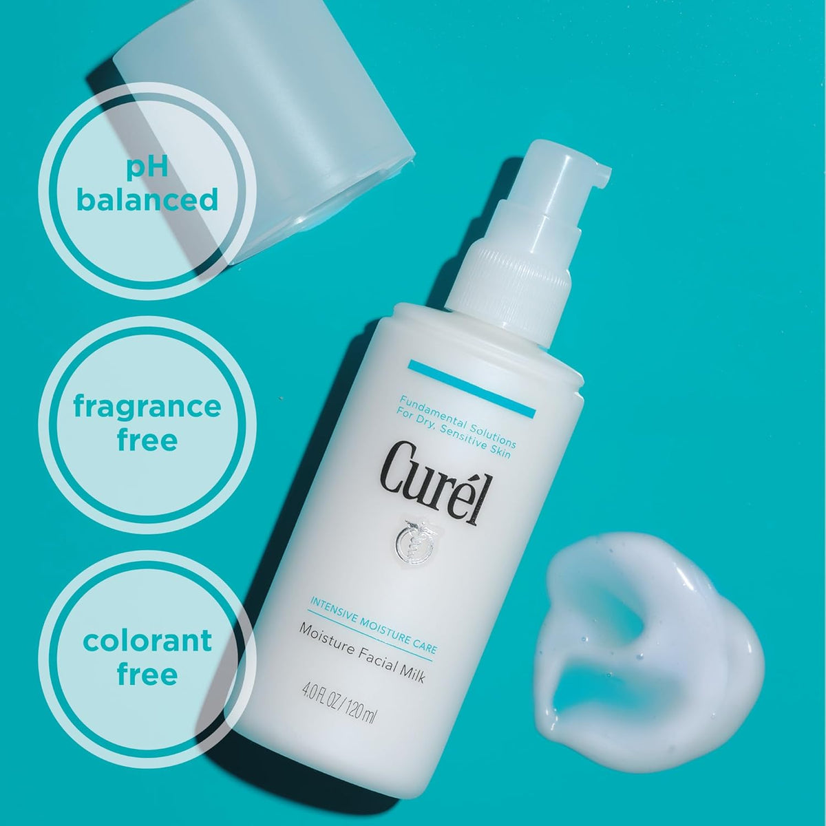 Curel Japanese Skin Care Moisture Facial Milk Moisturizer, Daily Face Lotion for Dry Sensitive