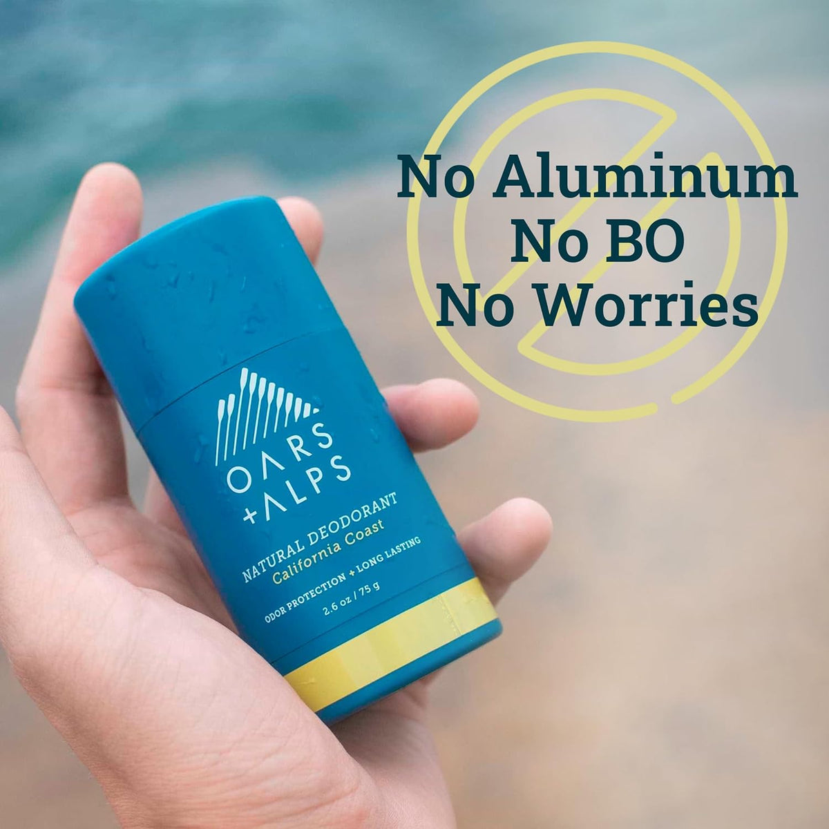 Oars + Alps Natural Deodorant for Men & Women, Aluminum Free Deodorant for Men, Dermatologist