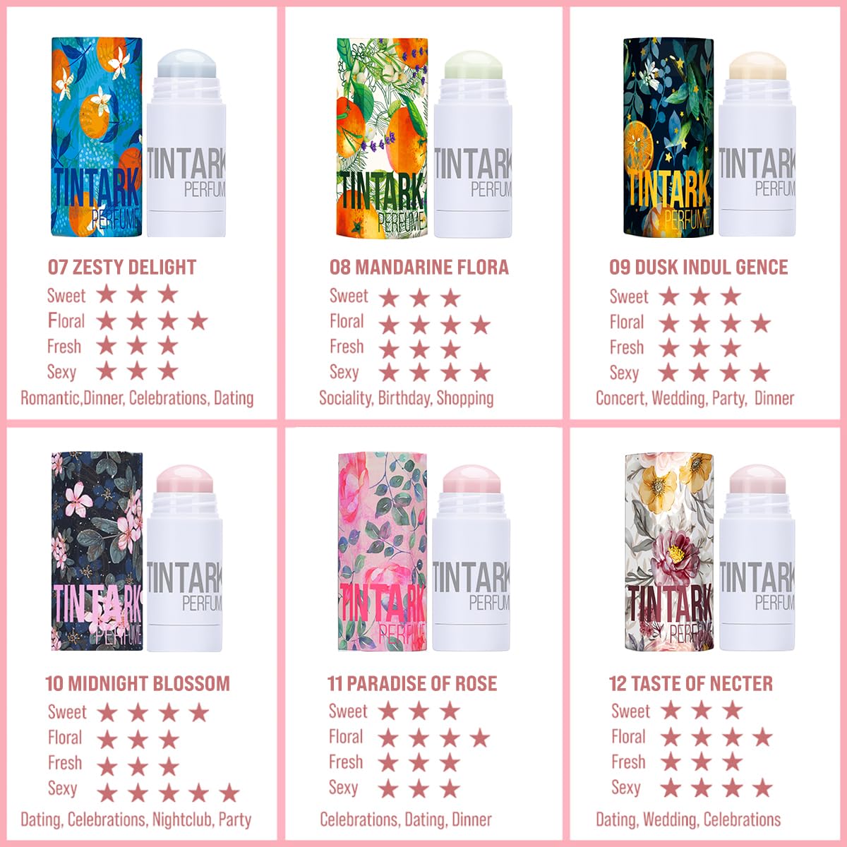 Solid Perfume Stick, Portable Perfumes for Women's Fragrances, Inspired by GUCCI BLOOM, Long