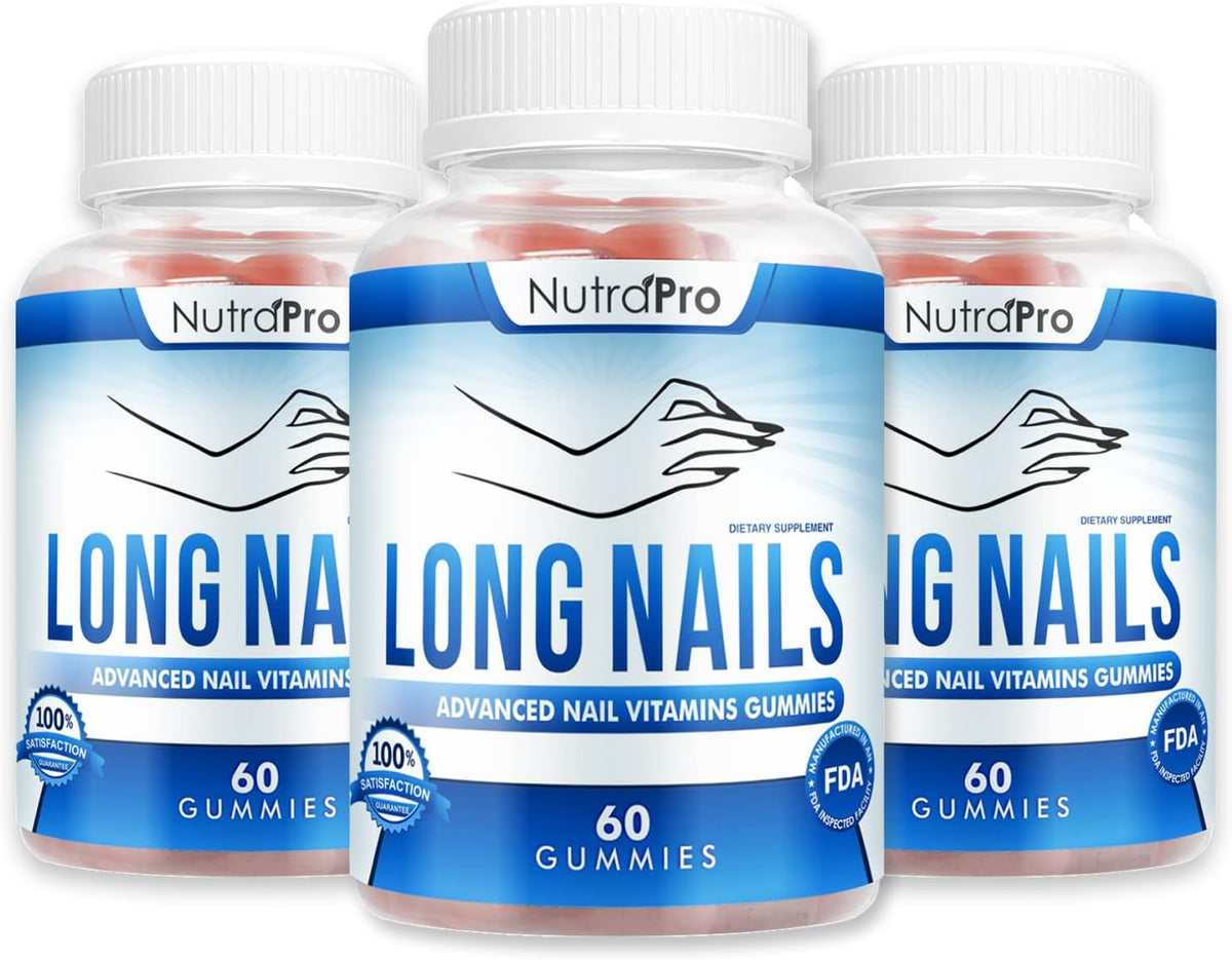 Nail Growth Vitamins for Stronger Nail - No More Chipped Nails.Nail Strengthener And Growth
