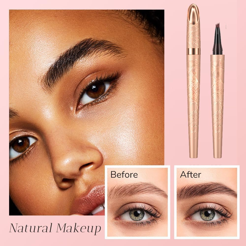 Microblading Eyebrow Pencil, 2025 New Waterproof Eyebrow Pencil, Premium Microblading Eyebrow Pen