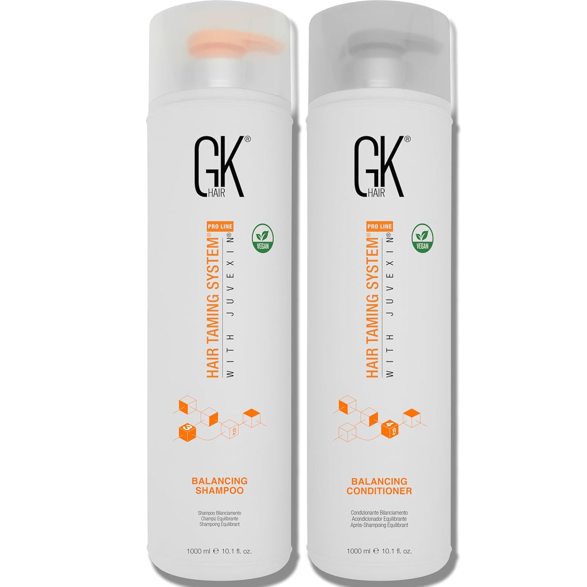 GK HAIR – Balancing Shampoo and Conditioner Set for Oily Hair, Clarifying & Refreshing Formula with