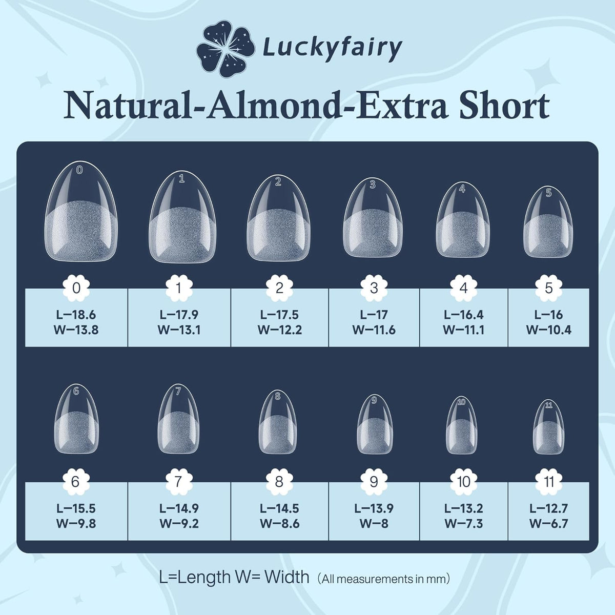 Extra Short Almond Fake Nails, 504pcs Soft Gel Pre-Shaped Acrylic Nail Tips, Half Matte Full Cover