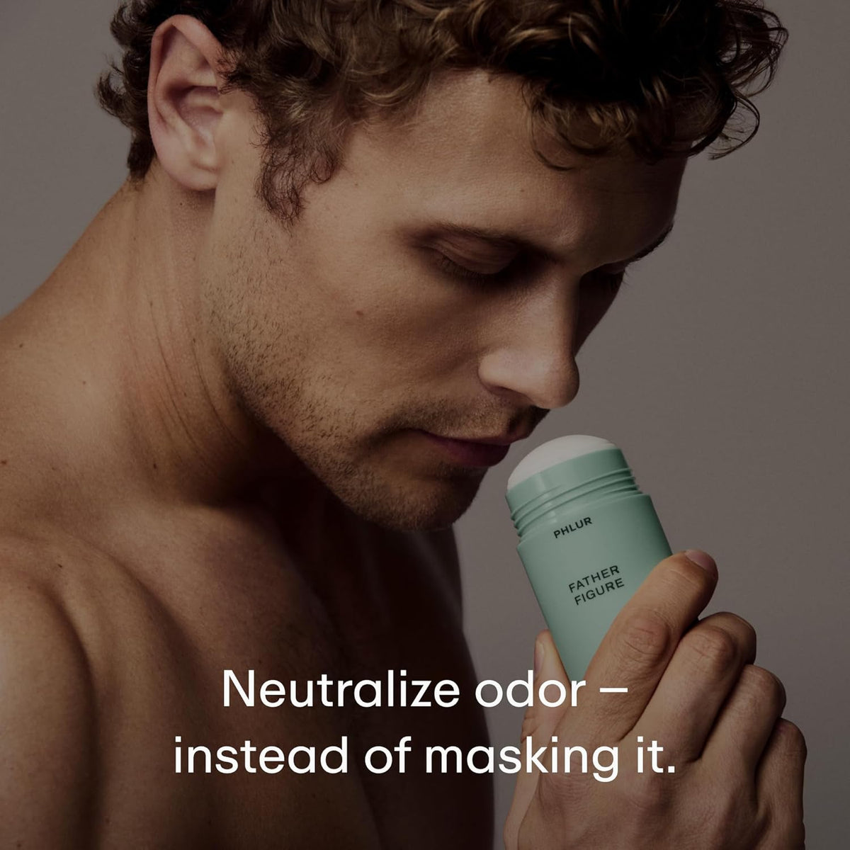 PHLUR Father Figure Natural Deodorant - 48 Hour Odor Protection Baking Soda Free & Aluminum Free