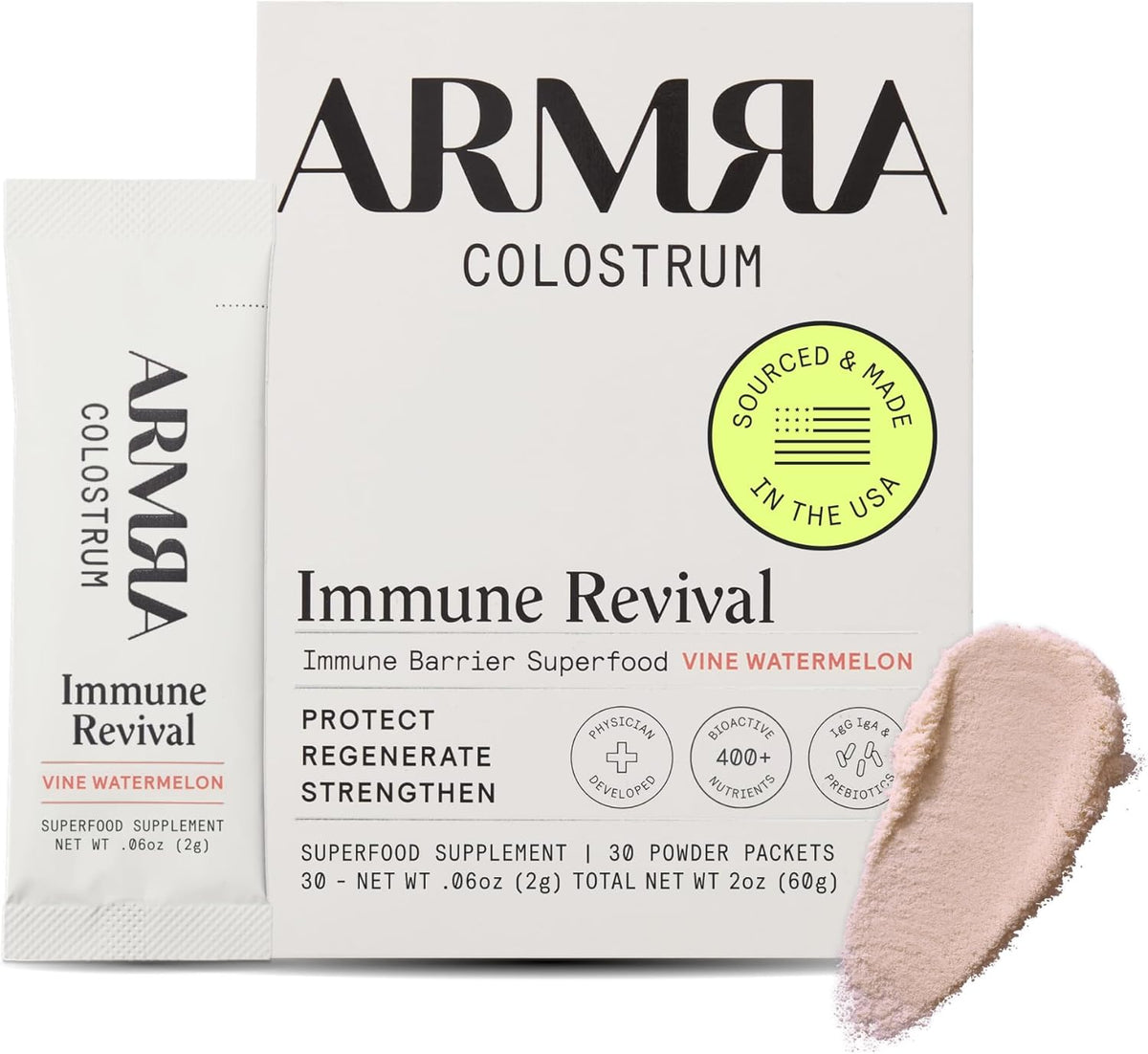 ARMRA Colostrum™ Powder | Vine Watermelon | Gut Health & Bloating | Skin & Hair | Immunity | Keto