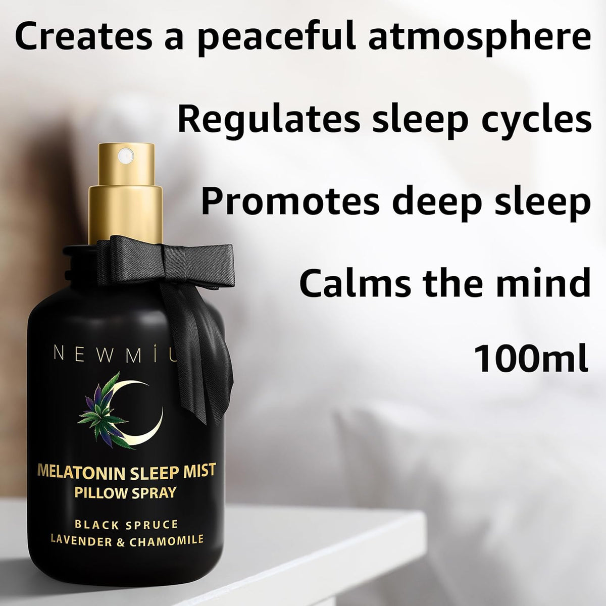 Deep Sleep Pillow Spray Lavender Chamomile Essential Oil Aromatherapy Mist for Sleep Relaxation