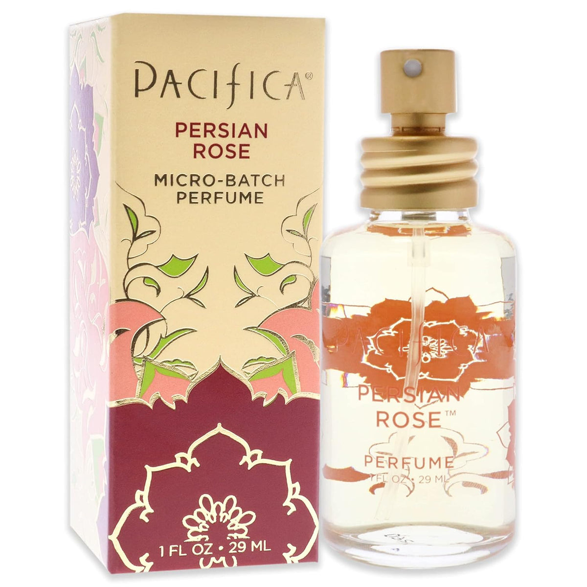Pacifica Beauty, Persian Rose Clean Fragrance Spray Perfume, Made with Natural & Essential Oils