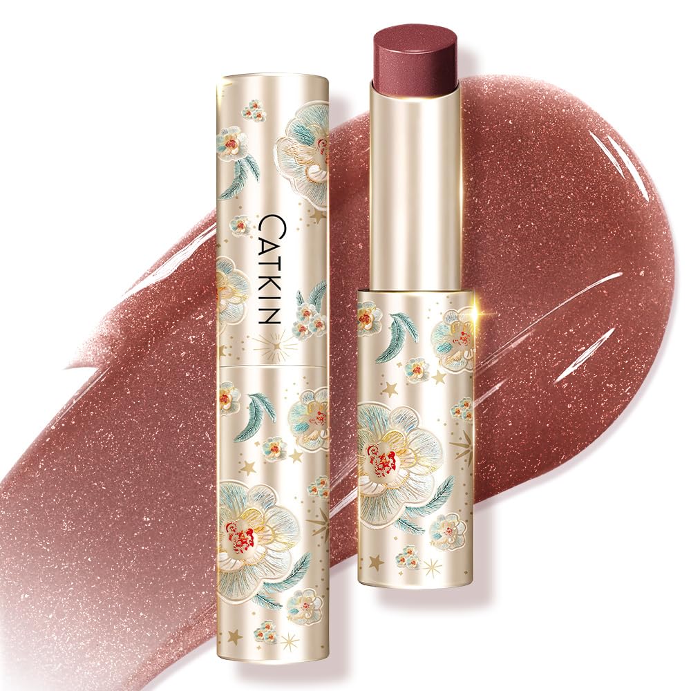 CATKIN Glossy Lip Balm Ultra Hydating Glow Lip Tinted Jelly Plump Melting Balm Shea Butter Repair
