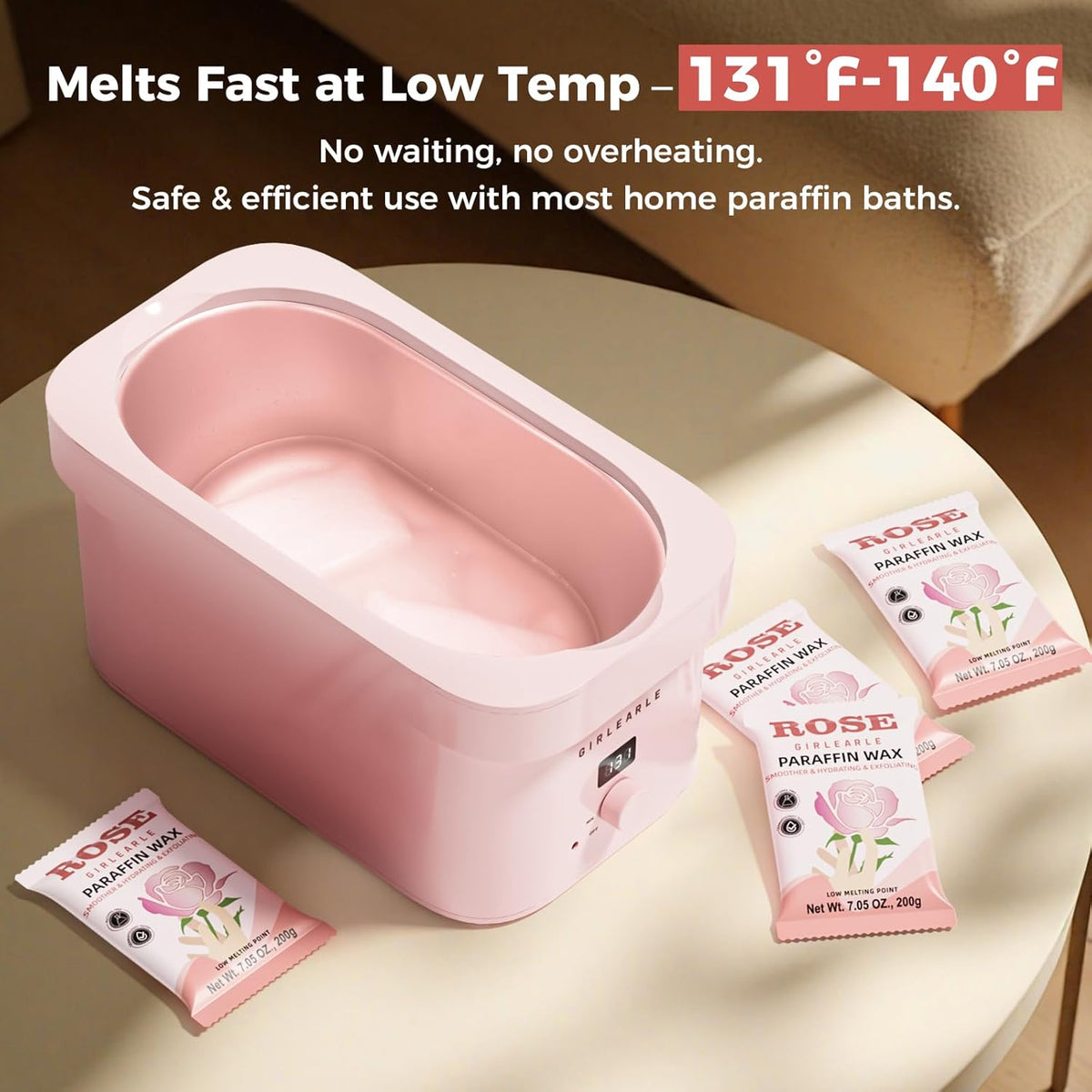 Paraffin Wax Refills 10 Packs for Paraffin Wax Bath Machine - for Dry Cracked Skin on Hands, Feet