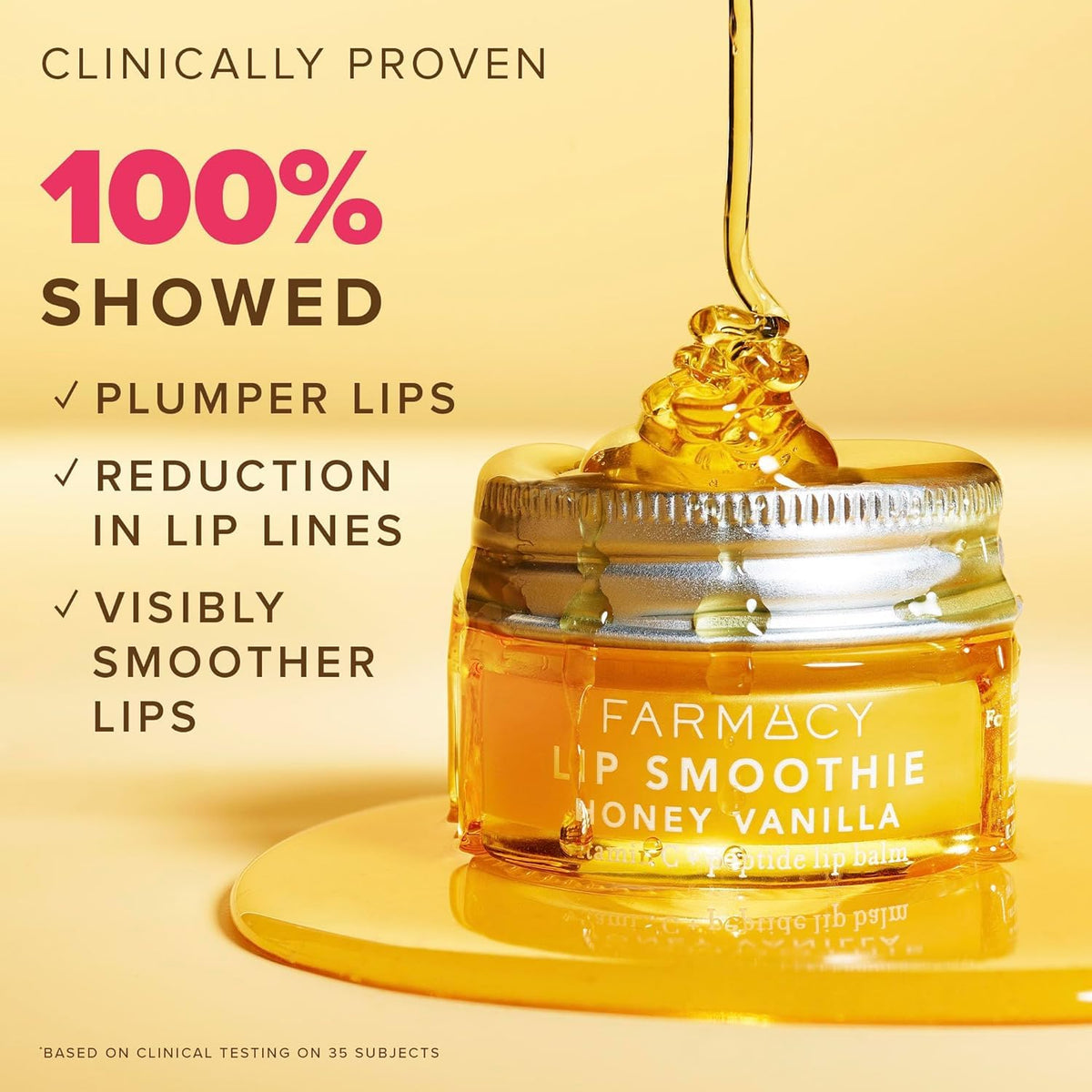 Farmacy Peptide Lip Smoothie - Hydrating Lip Balm with Vitamin C to Visibly Plump & Smooth Lines