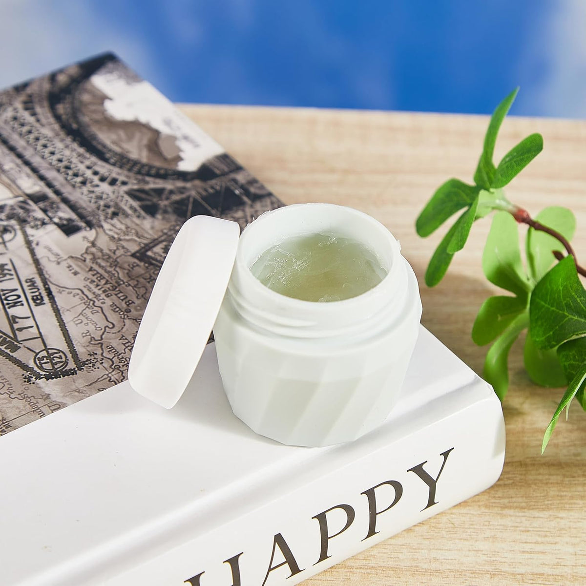 Travel Containers for Toiletries, Premium Cosmetic Silicone Cream Jars, TSA Approved Leak-Proof