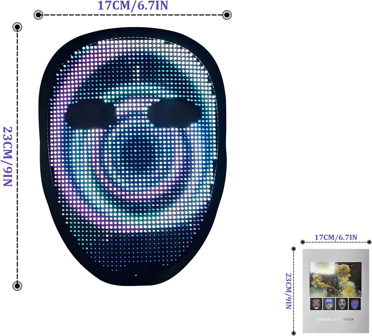 Depointer Life 2023 New Led Mask with Rechargeable Bluetooth-compatible App Controlled