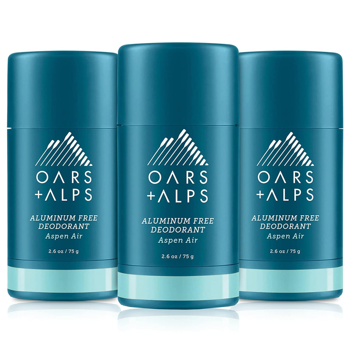 Oars + Alps Aluminum Free Deodorant for Men and Women, Dermatologist Tested and Made with Clean