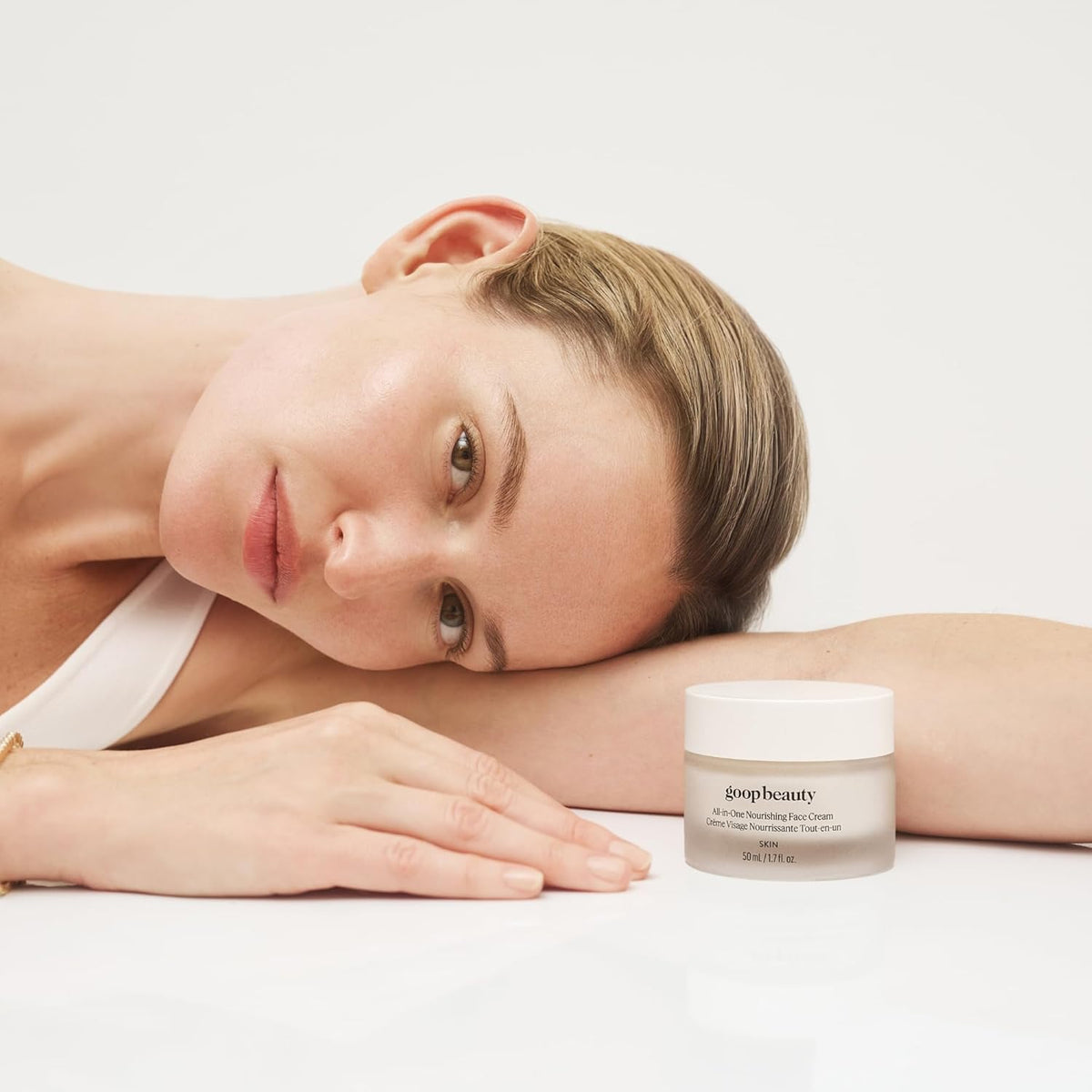 goop Beauty Nourishing Face Cream | Improves Firmness, Elasticity, & Brightness | Botanicals