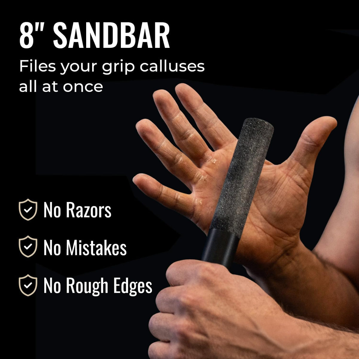 SandBar Callus Remover File for Hands - Durable Aluminum Tool for Callus Care and Dead Skin Removal