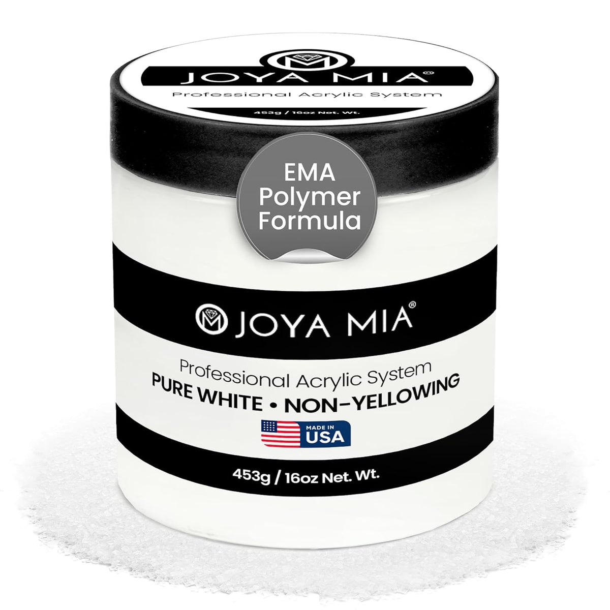 Joya Mia Acrylic Powder for Nails, MMA-Free, Super Adhesion Professional Powder for Flawless &