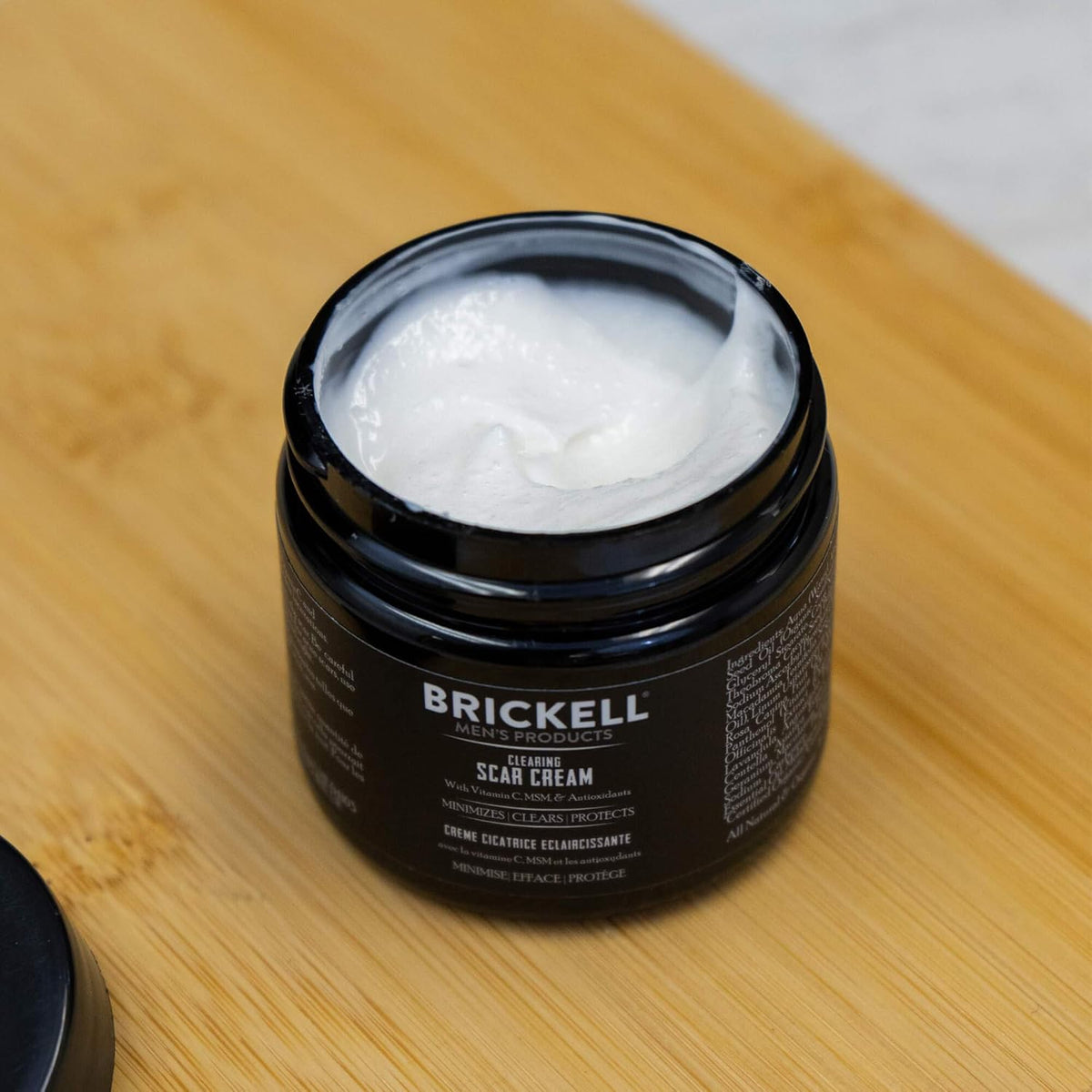Brickell Men's Clearing Scar Cream for Men, Natural and Organic Scar Clearing Cream to Reduce the