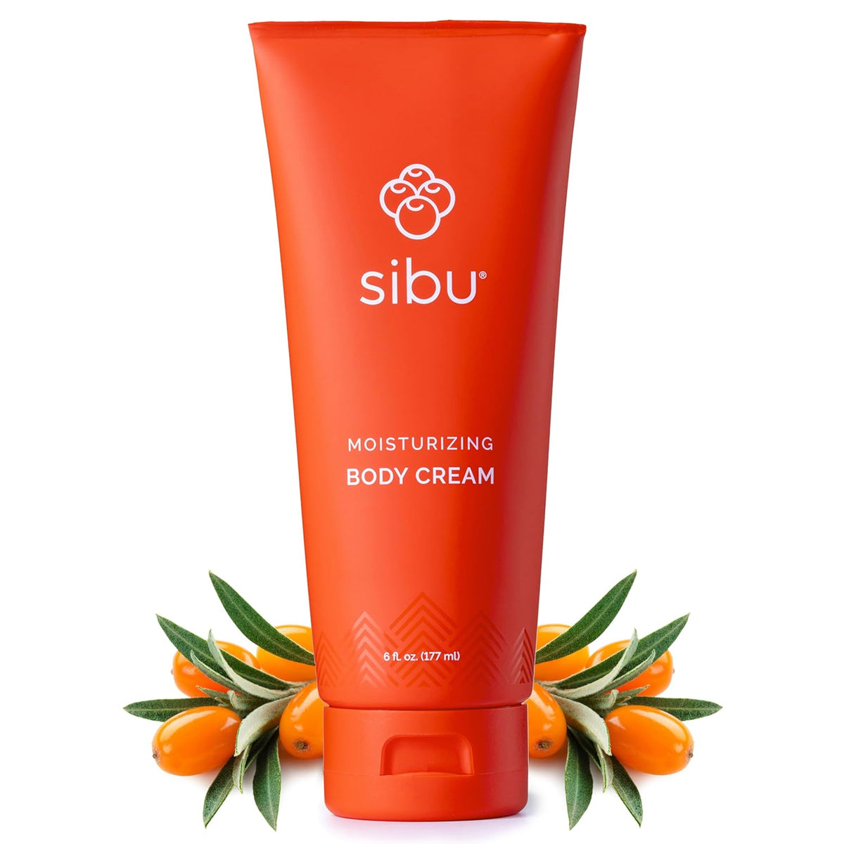 sibu Moisturizing Body Cream, Lotion Made From Premium Himlayan Sea Buckthorn (6oz) – Lightweight &