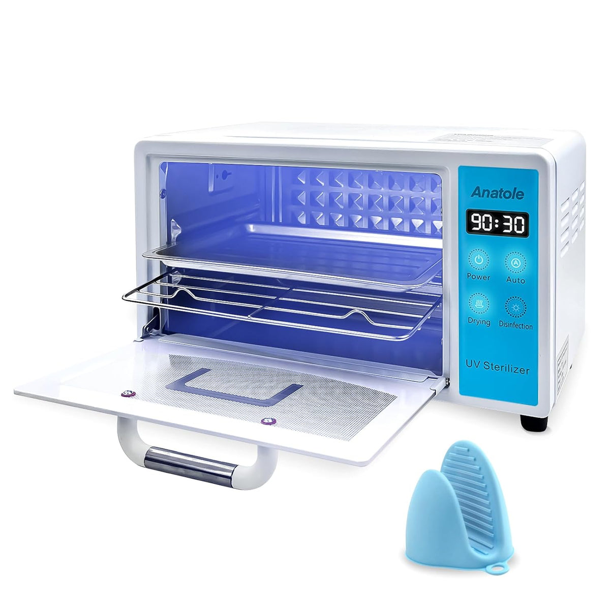 Anatole UV Light Nail Tool Cleaning Machine Dryer 10L Multifunctional Cleaner Box 160W Professional