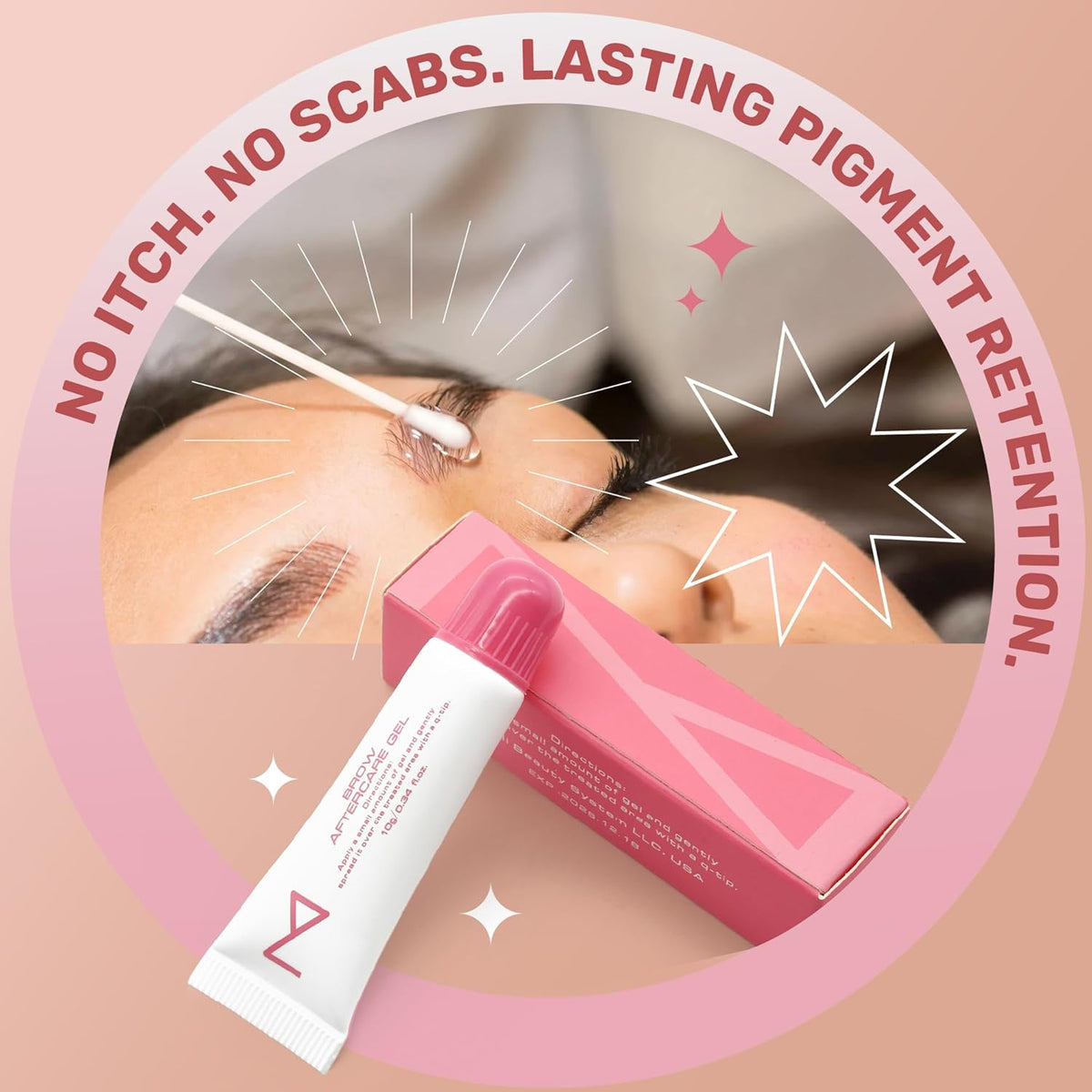 M - PACK OF 25 Brow Eyebrows Aftercare Gel Ointment For Microblading, Brows & Permanent Make Up