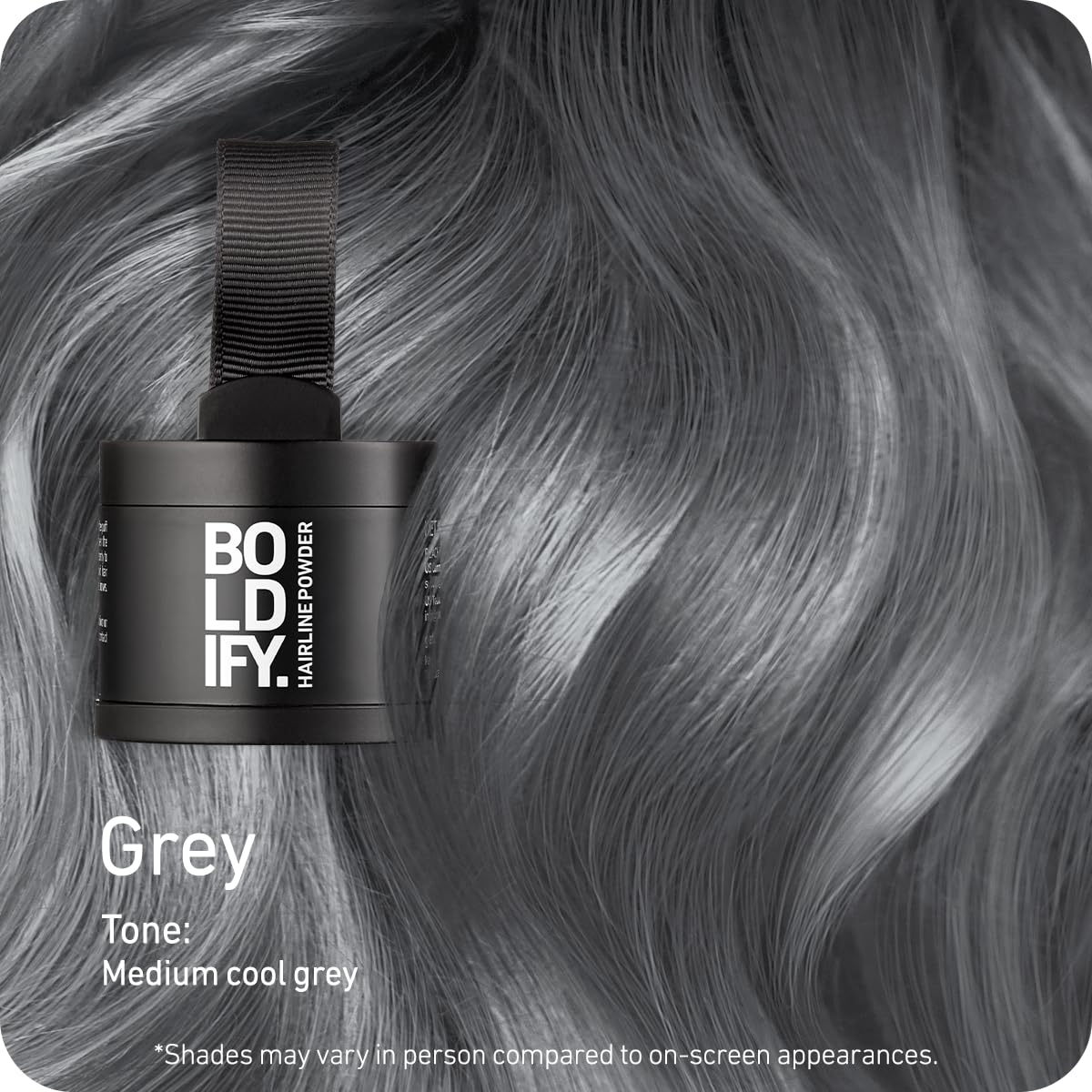 BOLDIFY Hairline Powder - Root Touch Up Hair Color for Gray Coverage - Bald Spot Concealing Hair
