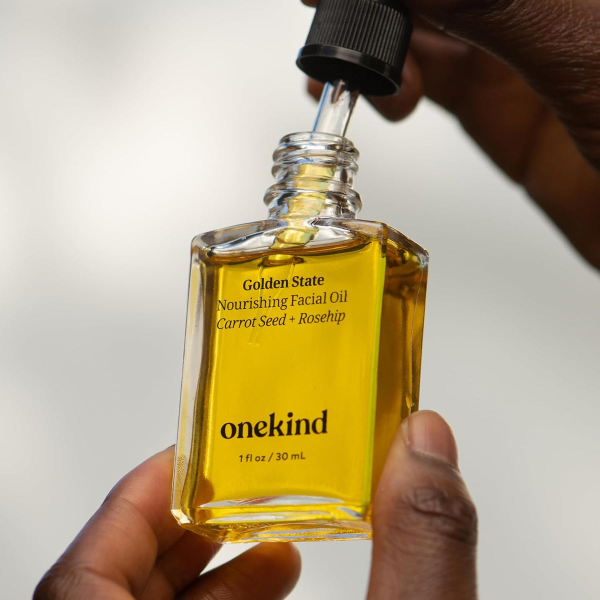 Onekind Golden State Anti Aging Botanical Face Oil with Rosehip Seed Oil, Sea Buckthorn Extract