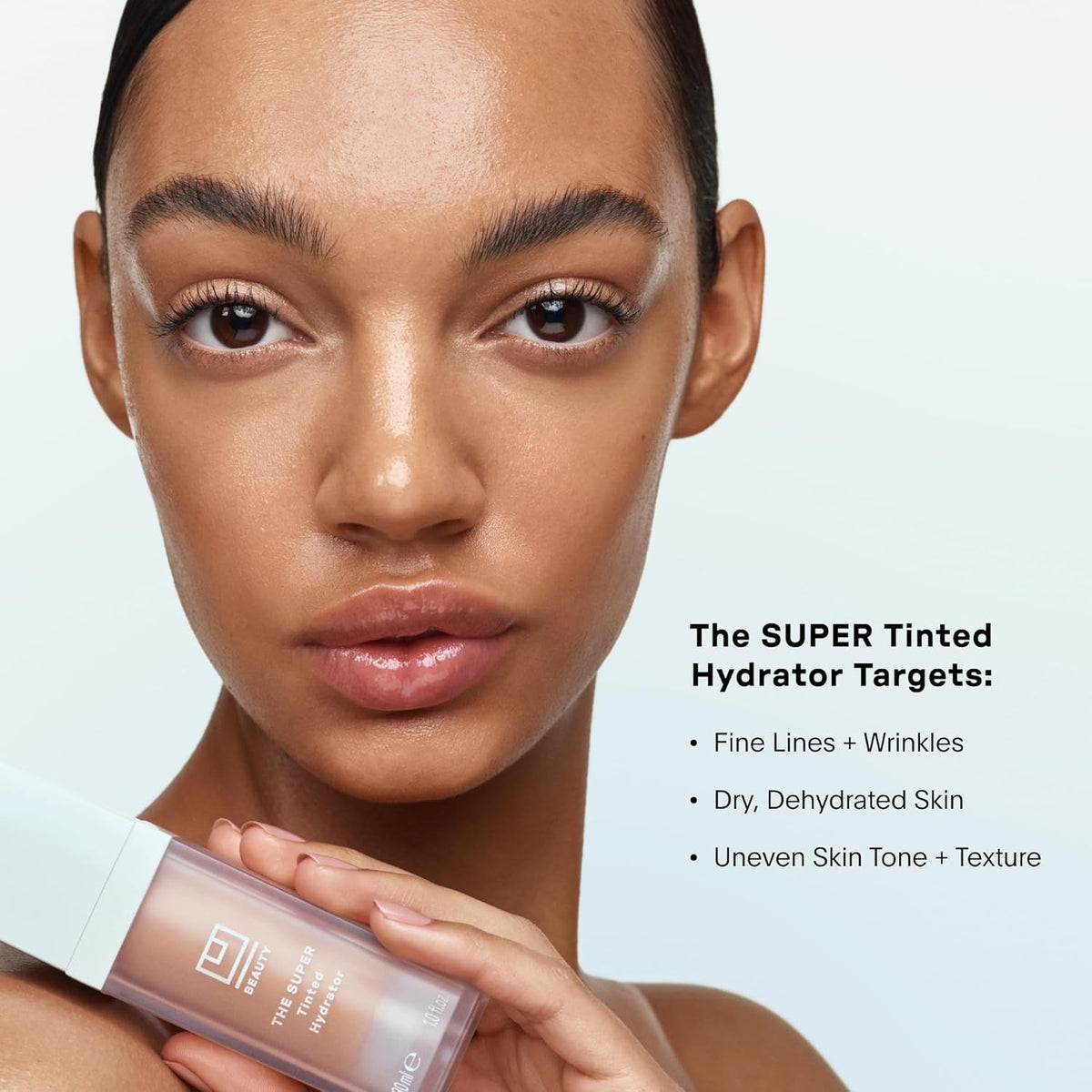 U Beauty The Super Tinted Hydrator Hyaluronic Acid Moisturizing Cream - Mega-Dose Skin Hydrator for