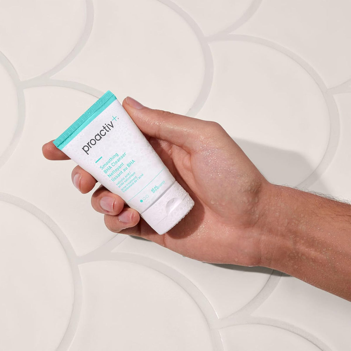 Proactiv+ Smoothing BHA Cleanser, 6 oz, Unscented Acne Treatment for All Skin Types, 1% Salicylic