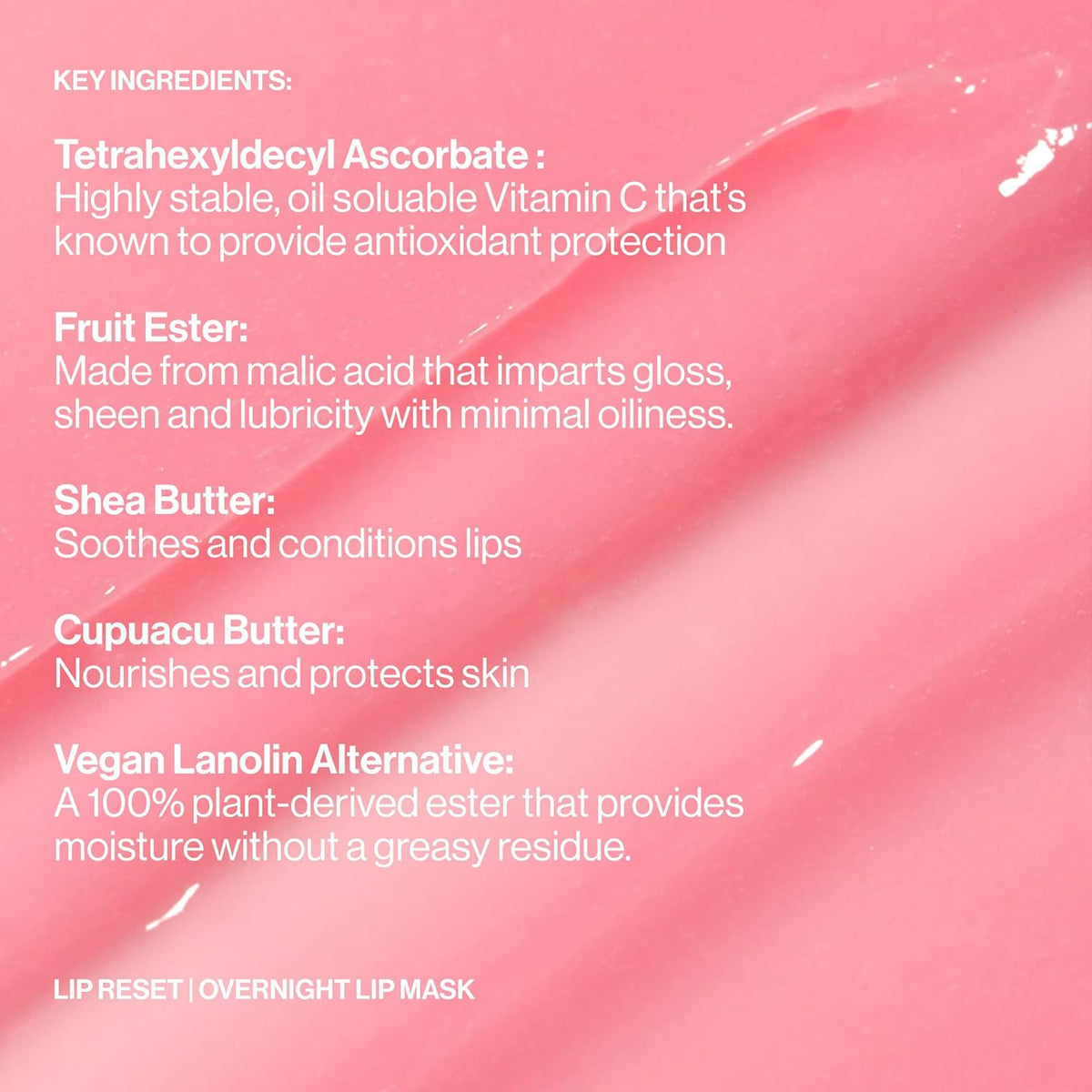 MAKE Beauty Lip Reset Overnight Lip Mask. Nourishing, Hydrating Lip Treatment for Dry, Flaky Lips.