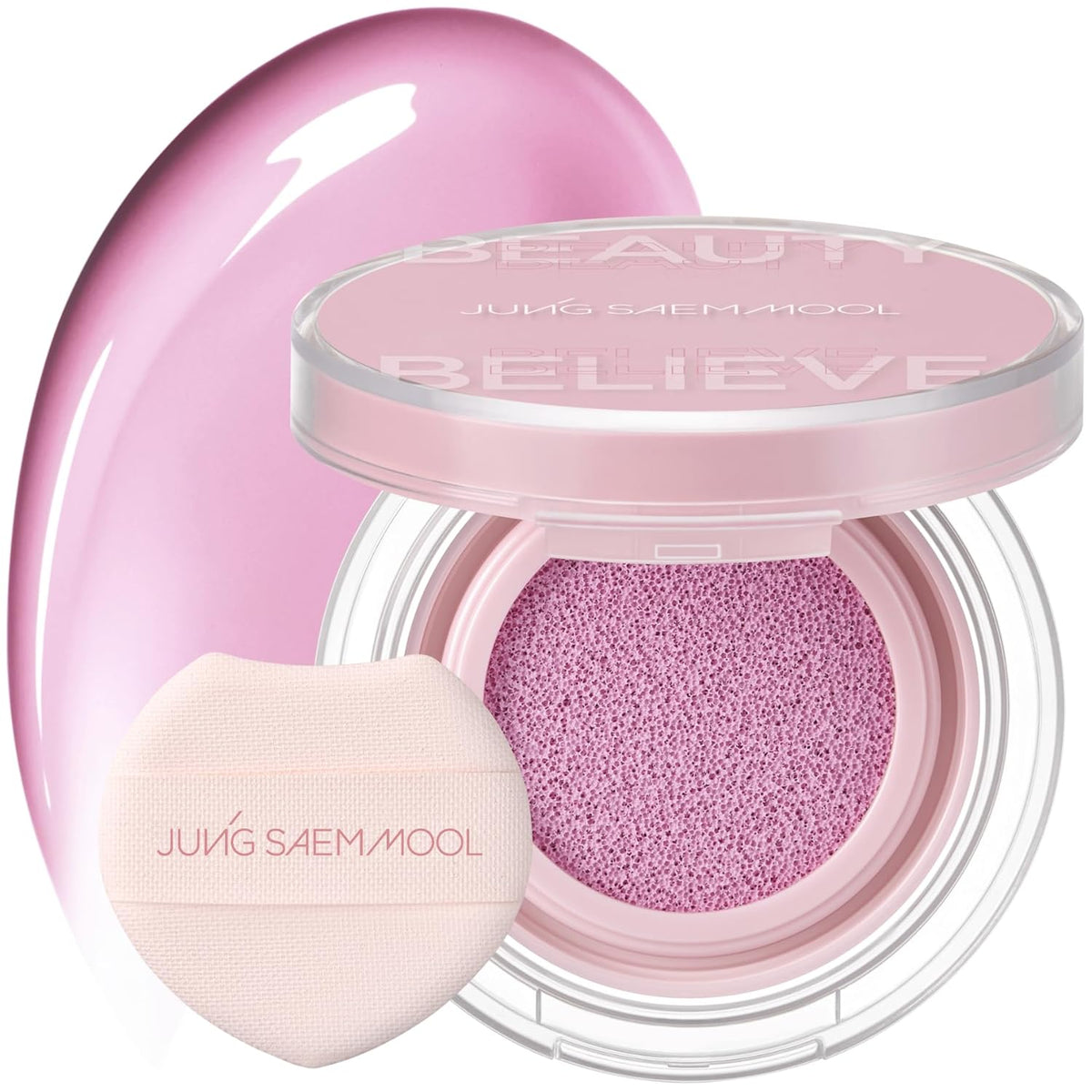JUNGSAEMMOOL Artist Cushion Blush (Bubbly Pink) | Easy to Blend, Lightweight, Hydrating Cushion
