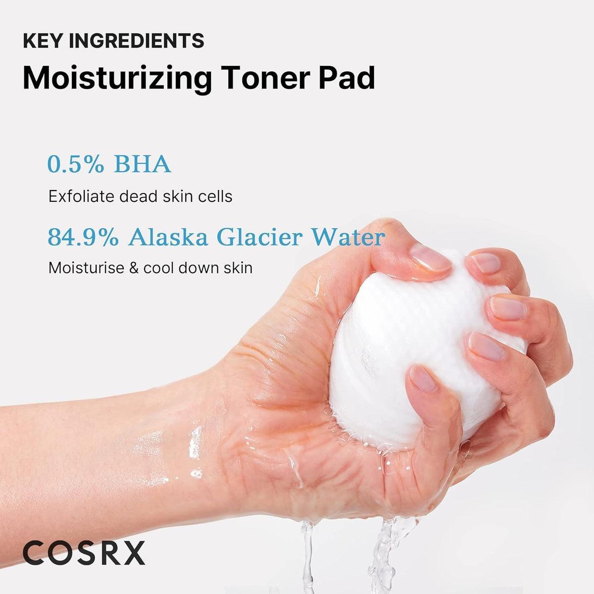 COSRX Propolis Toner Pads 70 Sheets, BHA, Gentle Daily Exfoliant for Sensitive Skin, Preventing