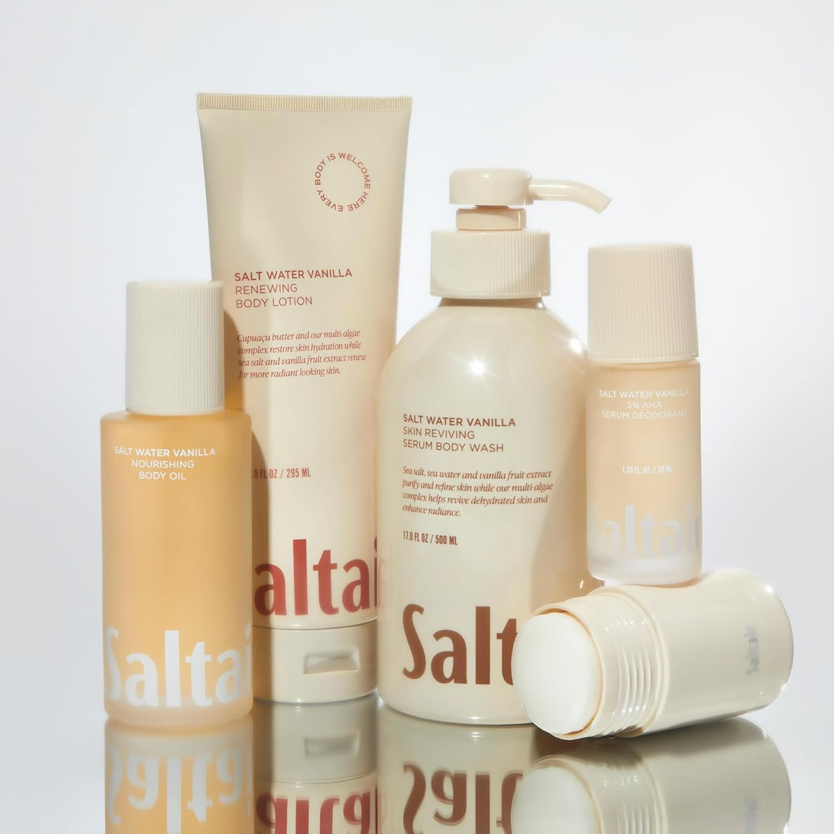 Saltair Body Lotion - 2 Pack Moisturizing Lotion For Dry Skin. Salt Water Vanilla Scented Hydrating