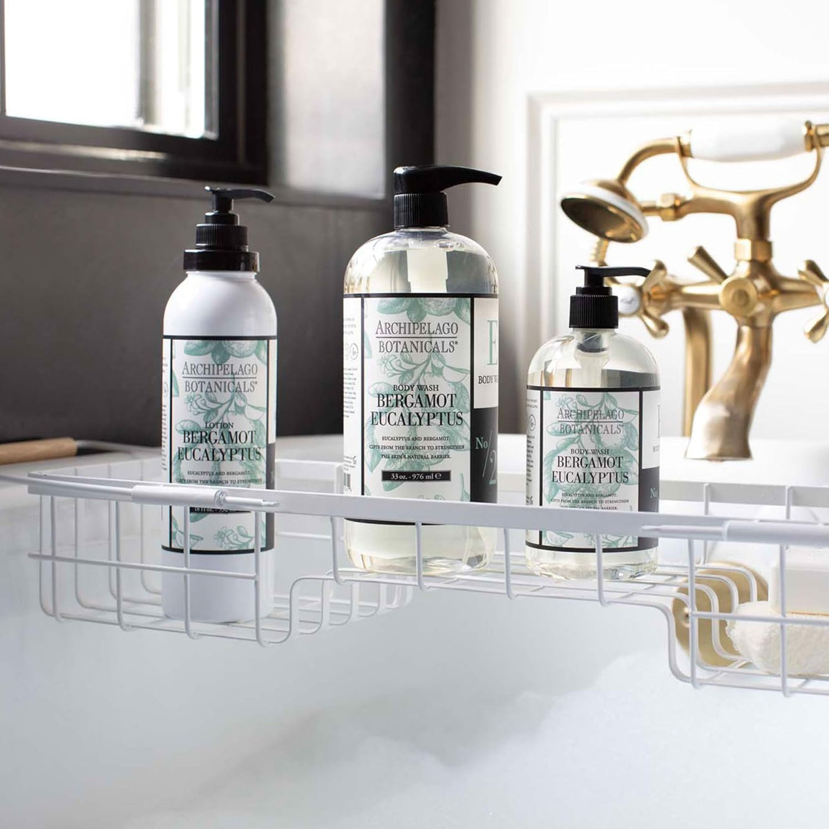 Archipelago Botanicals Bergamot Eucalyptus Lotion, Hydrating Lotion for Rejuvenated and Smooth