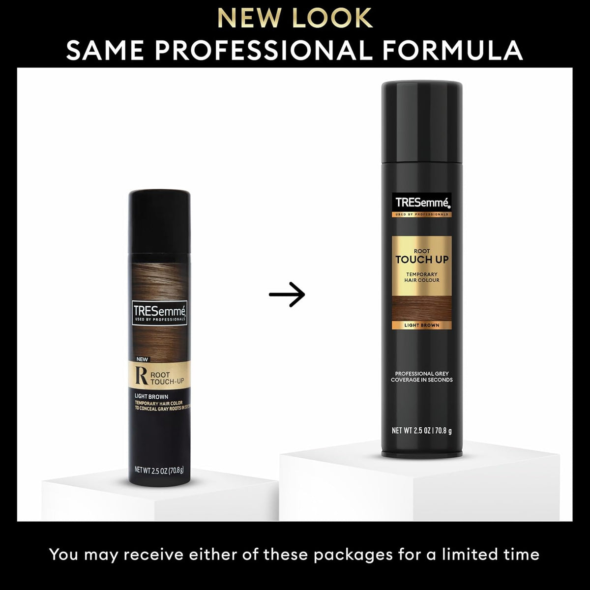 TRESemmé Root Touch-Up, Temporary Hair Color, Light Brown Hair Ammonia-free, Peroxide-free Root