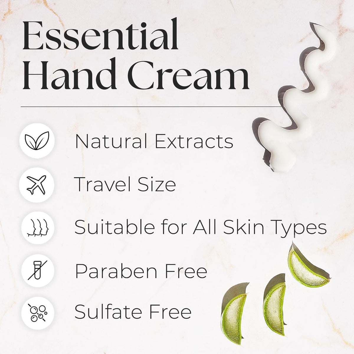 Hand Cream Gift Set from Nurture by Nature, 5pcs, Mothers Day Gifts, Hand Lotion Travel Size