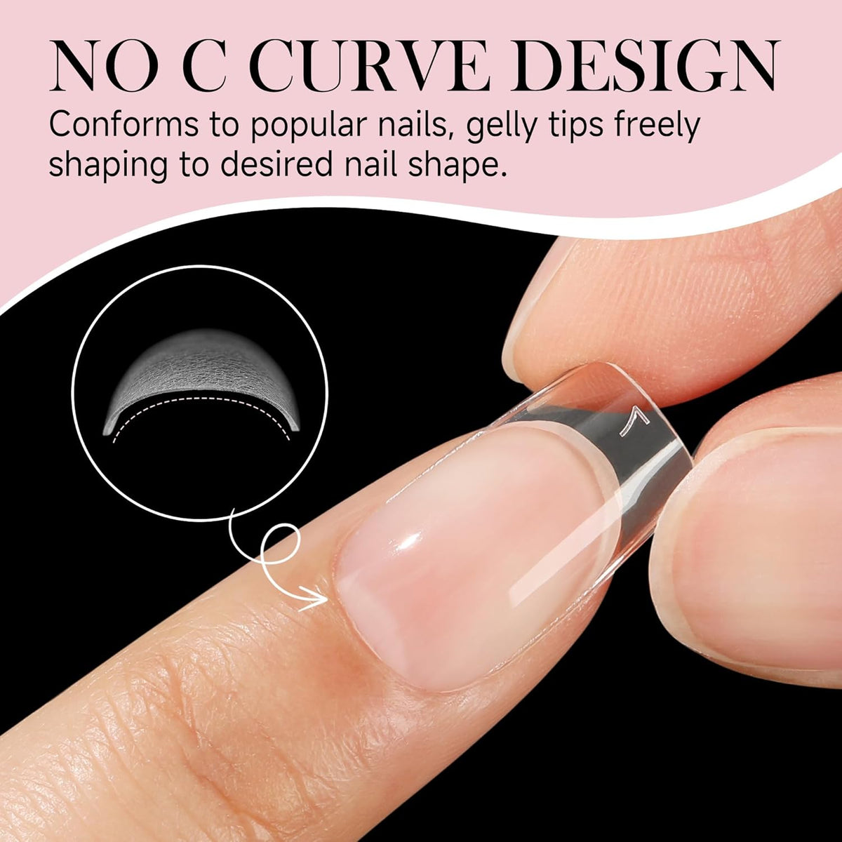 Short Square Nail Tips Matte Short Square Gel Tips 504pcs Clear Nails Full Cover Acrylic False