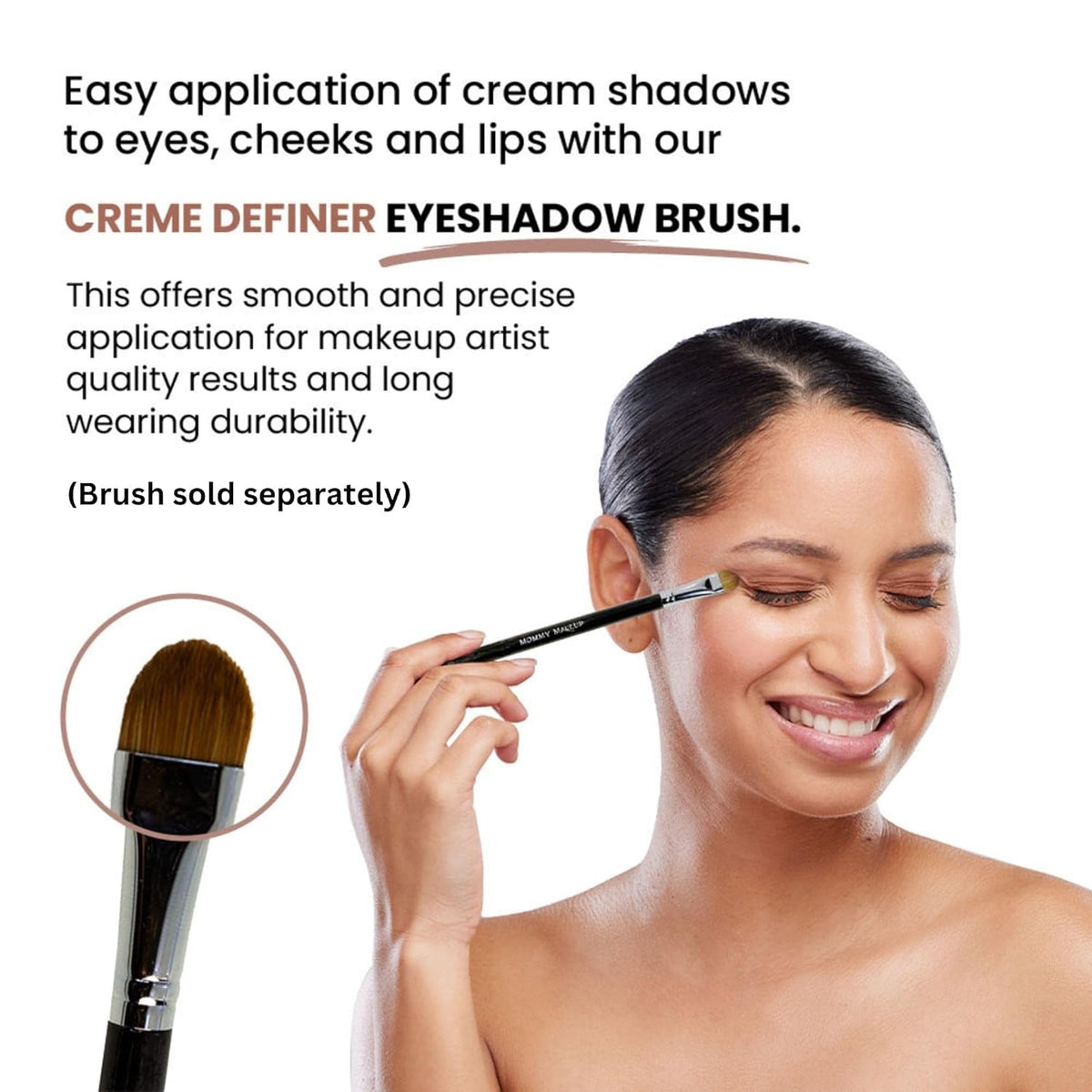 Mommy Makeup Any Wear Creme Eyeshadow - Waterproof, Crease-Proof, Long Lasting, High Pigment