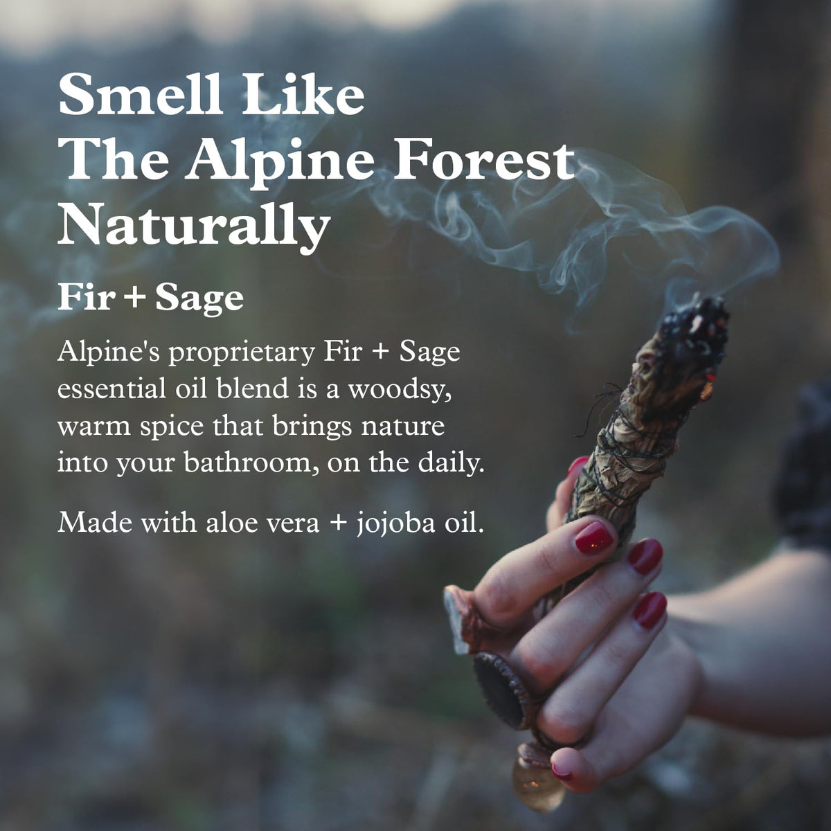 Alpine Provisions Fir & Sage Shampoo - Naturally Repair, Cleanse, and Hydration with Essential