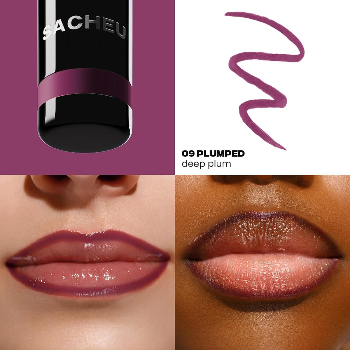 Sacheu Lip Liner STAY-N Peel Off Lip Stain — Long Lasting Matte Lip Tattoo Transfer Proof Lipstain