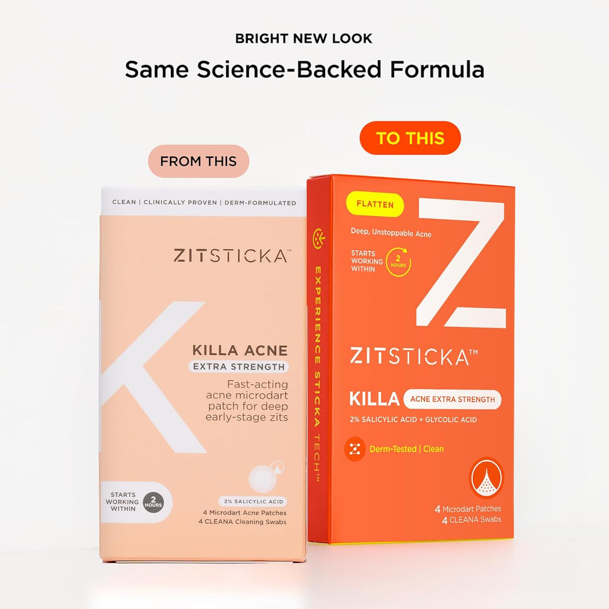 ZitSticka Extra Strength Killa Acne Patches for Face - World's Most Potent Pimple Patch with